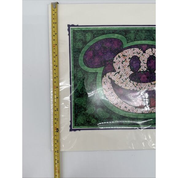 Disney Mickey Mouse Flower & Garden 2020 Print by Kenny Yamada 18x14 - Picture 9 of 16